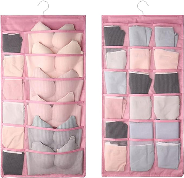 Storage bags with zippers and handles