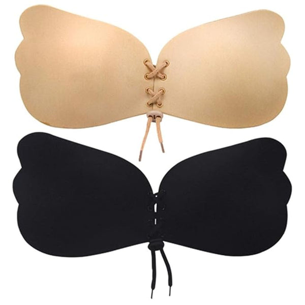 Silicone self-adhesive bra