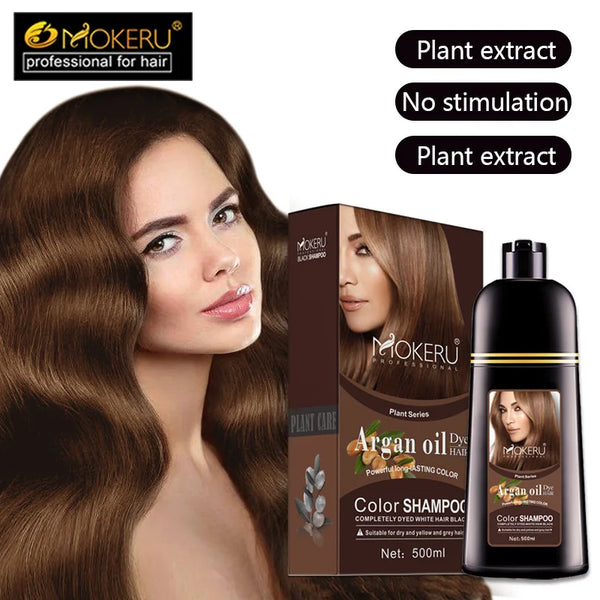 Argan oil hair dye shampoo