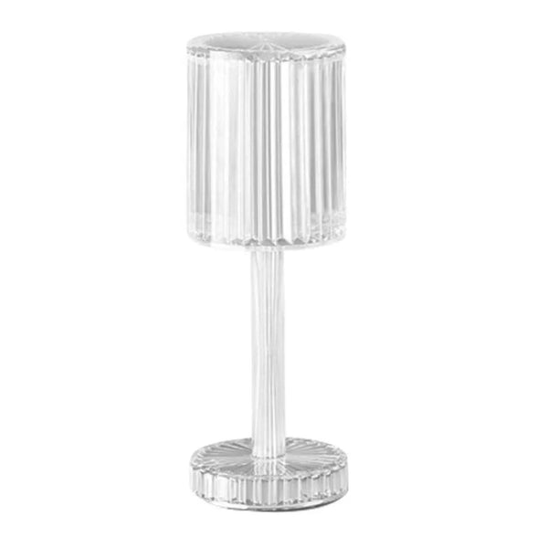 Vertical crystal chandelier